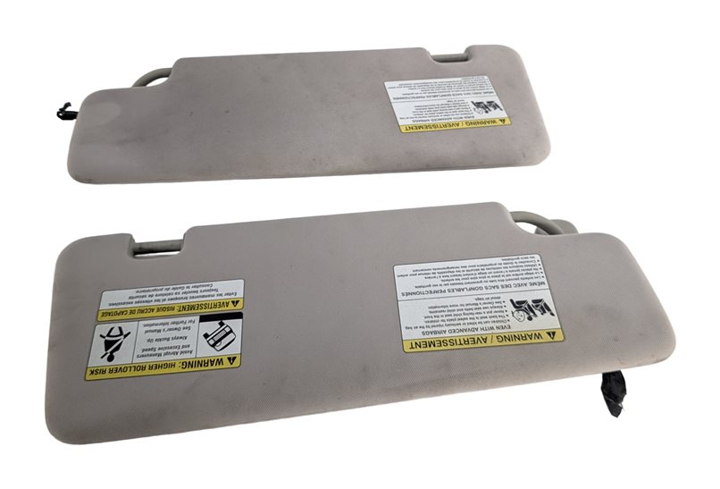 Thumbnail 3: 10-16 LAND ROVER LR4 - FRONT LEFT & RIGHT SUNVISOR SUN VISOR SET (Gray)
