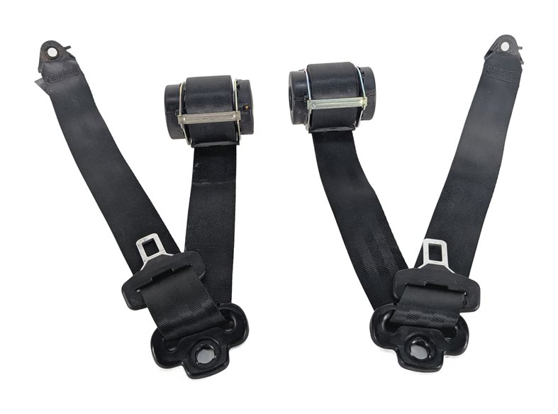 16 LR4 L319 REAR 3RD ROW LEFT/RIGHT SEATBELT RETRACTOR SET/2 (Black)