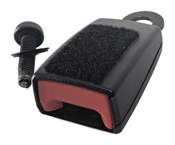 Thumbnail 2: 16 LAND ROVER LR4 L319 REAR 2ND ROW CENTER SEATBELT BUCKLE RECEIVER (Black)