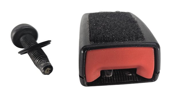 Thumbnail 3: 16 LAND ROVER LR4 L319 REAR 2ND ROW CENTER SEATBELT BUCKLE RECEIVER (Black)