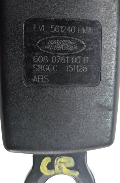Thumbnail 5: 16 LAND ROVER LR4 L319 REAR 2ND ROW CENTER SEATBELT BUCKLE RECEIVER (Black)
