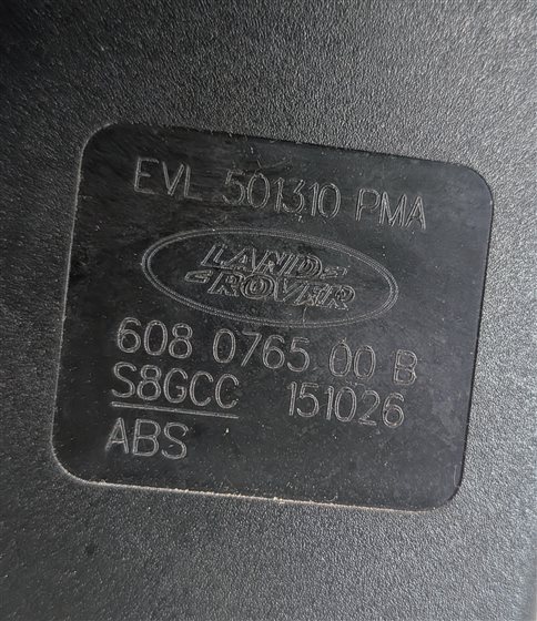 Thumbnail 5: 16 LR4 L319 REAR 3RD ROW LEFT/RIGHT SEATBELT BUCKLE RECEIVER SET/2 (Black)