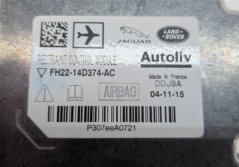 Thumbnail 3: 15-16 LAND ROVER LR4 SRS BAG CONTROL MODULE (UNDER CENTER CONSOLE)