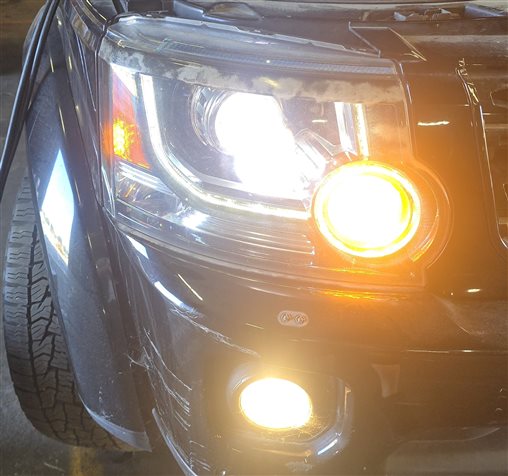 Thumbnail 2: 11-16 ROVER LR2 LR4 FRONT LEFT DRIVER or RIGHT PASSENGER FOGLIGHT FOG LIGHT LAMP