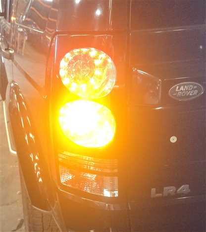 Thumbnail 2: 14-16 LAND ROVER LR4 REAR LEFT DRIVER SIDE REAR TAILLIGHT BRAKE LIGHT STOP LAMP