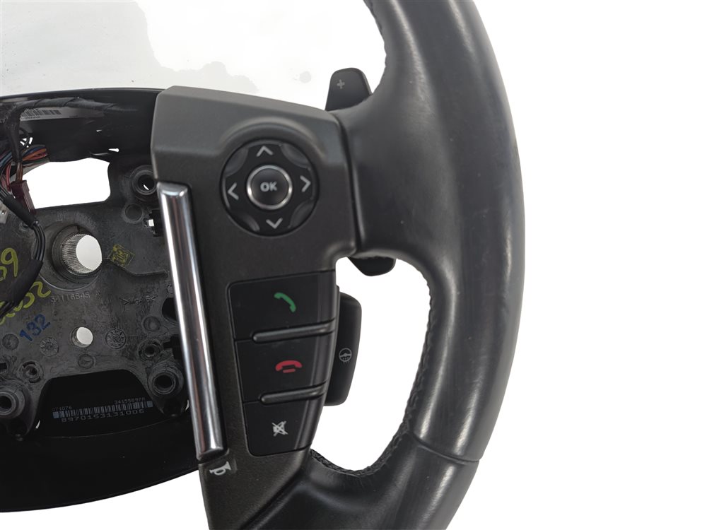 Thumbnail 4: 14-16 LAND ROVER LR4 HEATED STEERING WHEEL w/ SHIFT PADDLES CONTROL SWITCHES