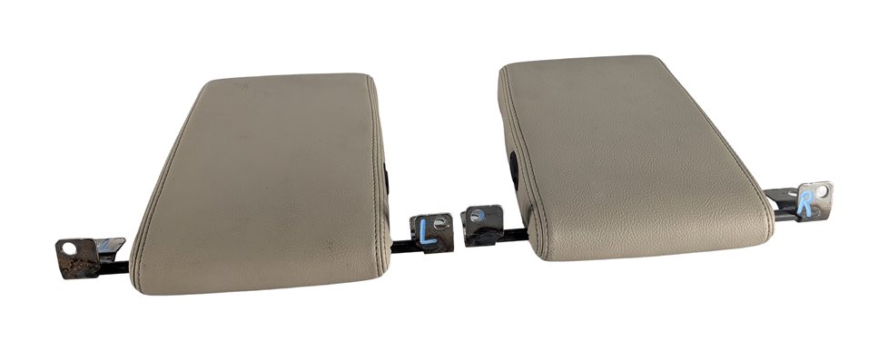 2011-2016 LAND ROVER LR4 L319 REAR THIRD 3RD ROW HEADREST SET/2 (Almond)