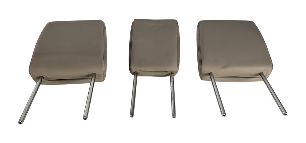 10-16 LAND ROVER LR4 L319 REAR 2ND ROW LEFT CENTER RIGHT HEADREST SET/3 (Almond)