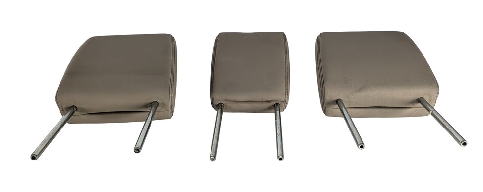Thumbnail 2: 10-16 LAND ROVER LR4 L319 REAR 2ND ROW LEFT CENTER RIGHT HEADREST SET/3 (Almond)