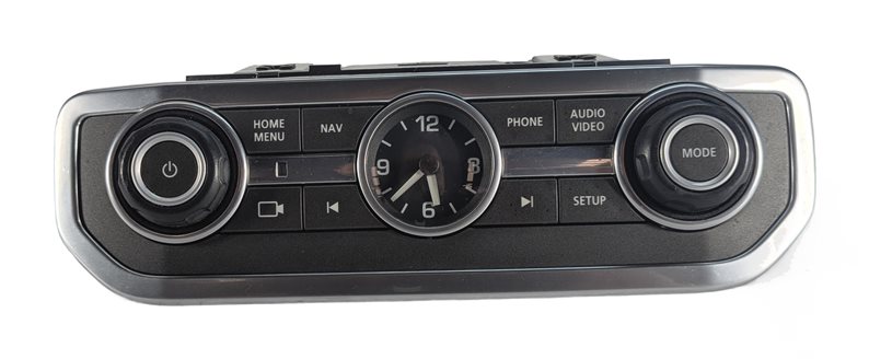 Thumbnail 3: 2012-2016 LAND ROVER LR4 (L319) AUDIO RADIO MEDIA CONTROL PANEL w/CLOCK