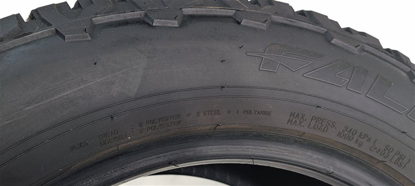 Thumbnail 9: 2016 LAND ROVER LR4 (L319) FALKEN WILDPEAK A/T TRAIL 255/55R19 111V TIRE