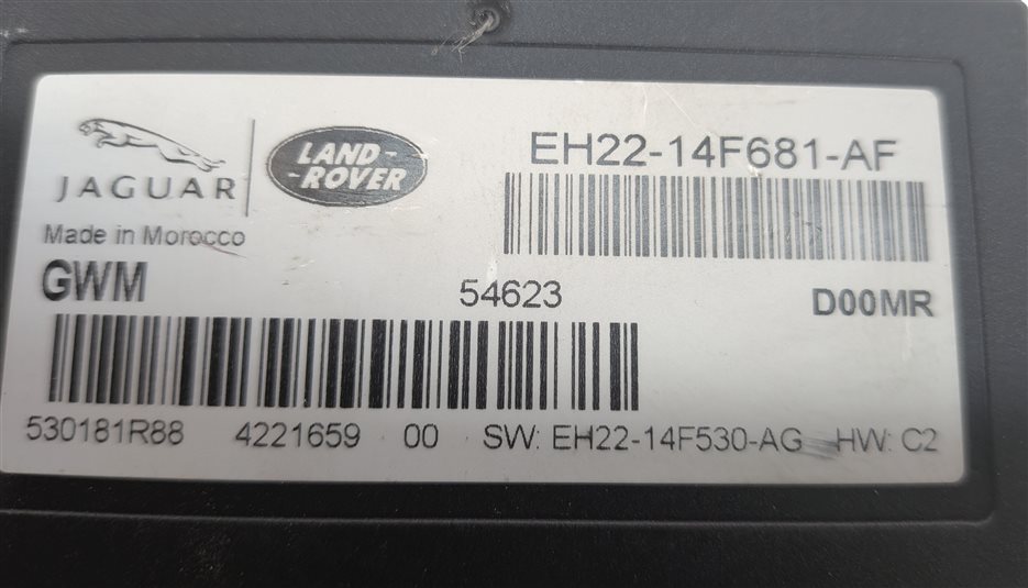 Thumbnail 3: 2014-2016 LAND ROVER LR4 (L319) 3.0L GATEWAY CONTROL MODULE GWM COMPUTER UNIT