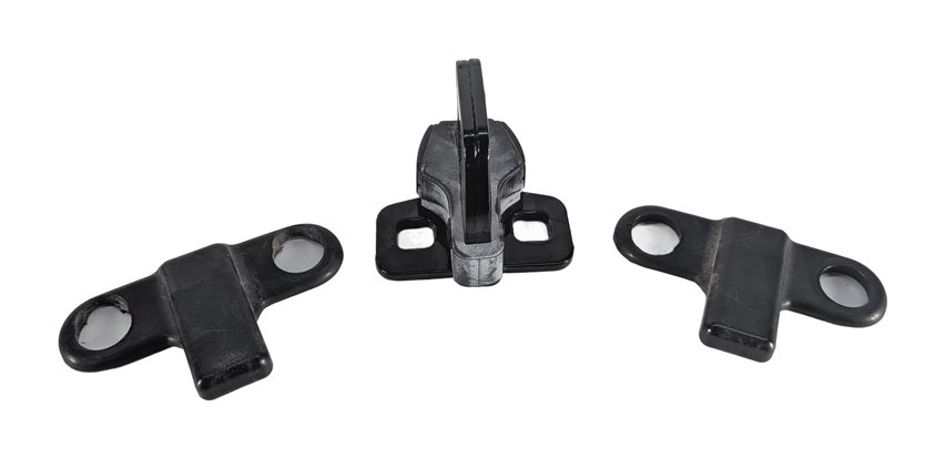 2016 LAND ROVER LR4 L319 REAR TAILGATE HATCH LATCH STRIKER PLATE SET/3