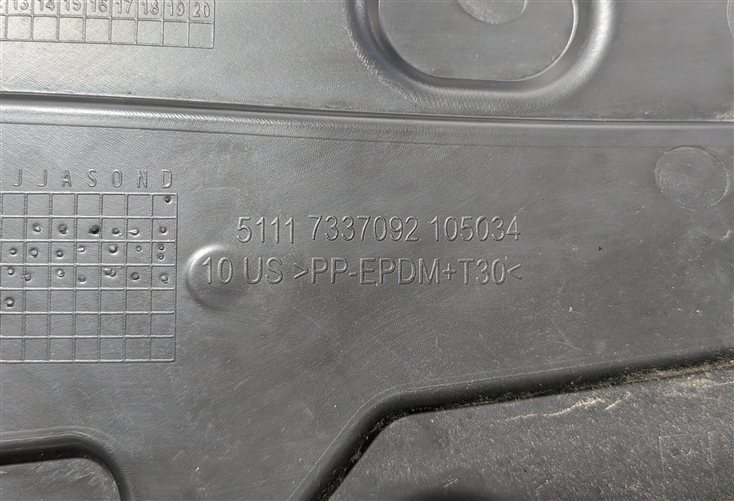 Thumbnail 12: 2014-2018 BMW X5 (F15) FRONT RIGHT PASSENGER FENDER PANEL (Black)