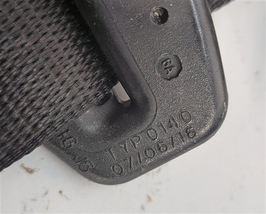 Thumbnail 10: 2014-2019 BMW X5 X6 (F15 F16) LEFT FRONT DRIVER SEATBELT RETRACTOR (Black)