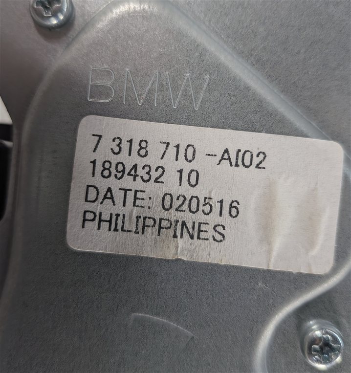 Thumbnail 4: 2014-2018 BMW X5 X5M ///M (F15 F85) REAR TAILGATE HATCH LID GLASS WIPER MOTOR