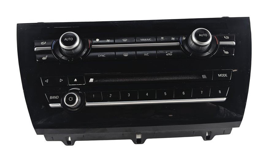 2014-2018 BMW X5 (F15 F85) FRONT HEATER A/C TEMPERATURE CLIMATE CONTROL PANEL