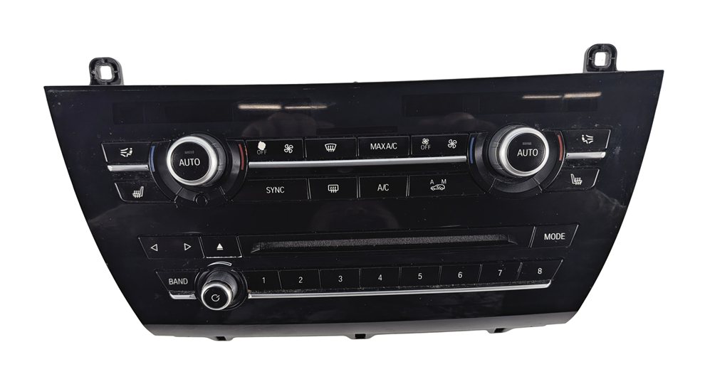Thumbnail 2: 2014-2018 BMW X5 (F15 F85) FRONT HEATER A/C TEMPERATURE CLIMATE CONTROL PANEL