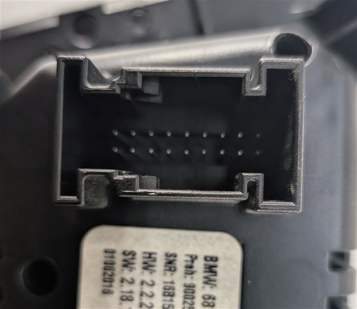 Thumbnail 7: 2014-2018 BMW X5 (F15 F85) FRONT HEATER A/C TEMPERATURE CLIMATE CONTROL PANEL