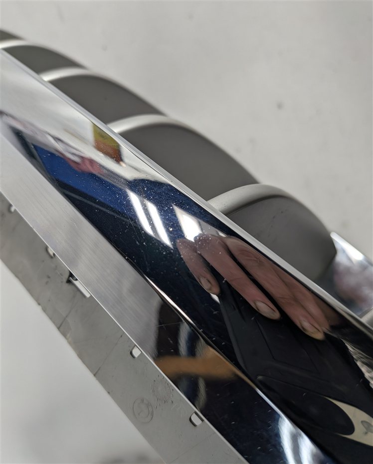 Thumbnail 7: 14-18 BMW X5 (F15) FRONT KIDNEY GRILLE SET/2 (w/o NIGHT VISION) CHROME/ALUMINUM