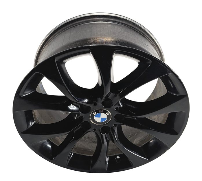 Thumbnail 2: 2014-2018 BMW X5 (F15) 19x9 INCH 5 WIDE V-SPOKE ALUMINUM ALLOY WHEEL RIM (BLACK)