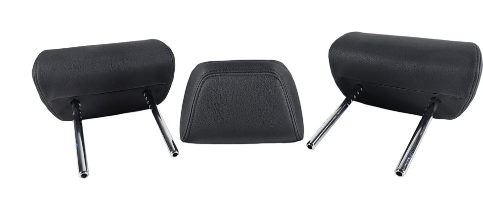 Thumbnail 2: 2014-2018 BMW X5 F15 REAR 2ND ROW LEFT RIGHT CENTER HEADREST SET/3 (Black)