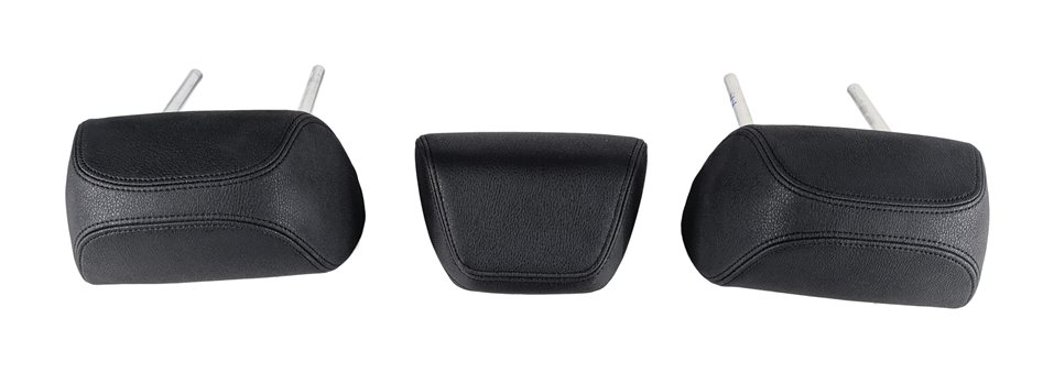 Thumbnail 3: 2014-2018 BMW X5 F15 REAR 2ND ROW LEFT RIGHT CENTER HEADREST SET/3 (Black)