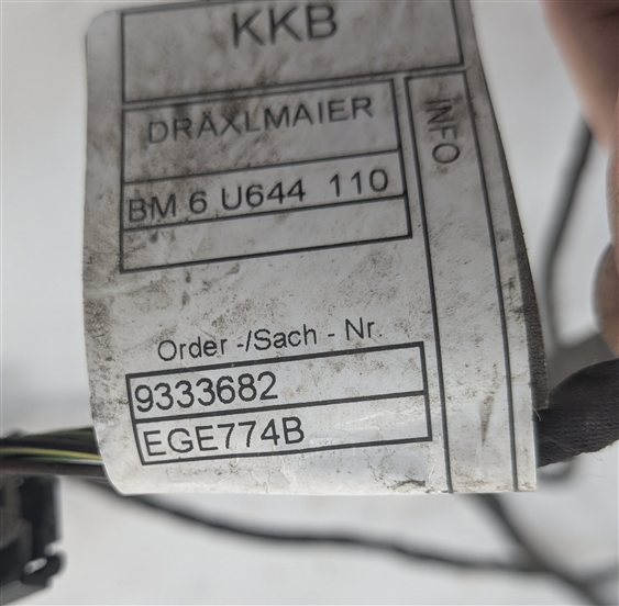 Thumbnail 6: 2016 BMW X5 F15 REAR PARK ASSIST PDC SENSORS SET w/ BUMPER WIRING HARNESS