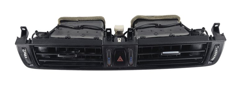Thumbnail 1: 2016 BMW X5 F15 FRONT CENTER DASH HEAT AIR AC VENT w/ HAZARD SWITCH (Black)