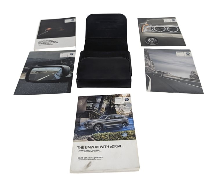 2016 BMW X5 F15 2.0L OWNER'S MANUAL GUIDE BOOKLET w/ CASE SET