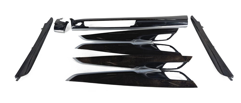 2016 BMW X5 F15 INTERIOR DOOR DASH CENTER CONSOLE TRIM SET (Poplar)