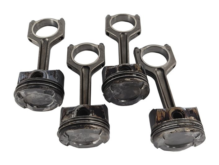 14-18 BMW 2 3 4 5 X1 X3 X5 Z4 2.0L (F10 F22 F30) TURBO N20 N26 PISTON & ROD SET4