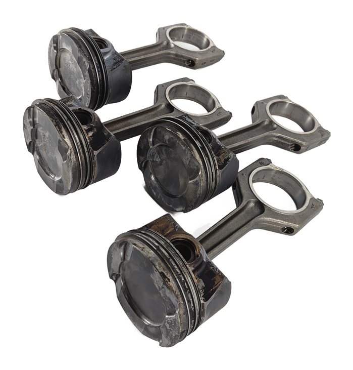 Thumbnail 4: 14-18 BMW 2 3 4 5 X1 X3 X5 Z4 2.0L (F10 F22 F30) TURBO N20 N26 PISTON & ROD SET4