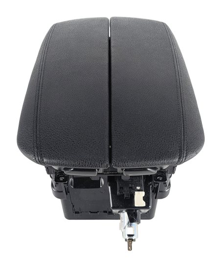 Thumbnail 2: 14-18 BMW X5 F15 FRONT CENTER CONSOLE STORAGE BIN w/ ARMREST LID (Black)