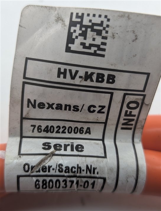 Thumbnail 3: 2016 BMW X5 F15 HYBRID HIGH VOLTAGE CABLE SLE TO EME WIRE HARNESS