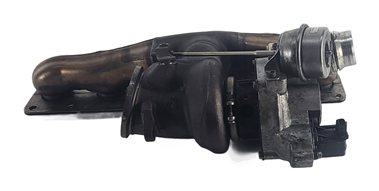 Thumbnail 2: 2011-2014 BMW X5 X6 (E70 E71) 3.0L N55 TURBO ENGINE TURBOCHARGER w/ MANIFOLD