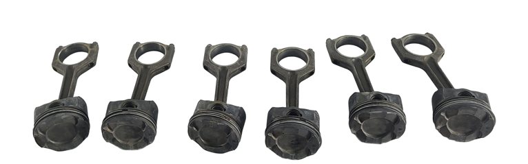 Thumbnail 3: 2010-2014 BMW 1/3/4/5/6/7/X1/X3/X5/X6 3.0L N55 TURBO ENGINE PISTON & ROD SET 6