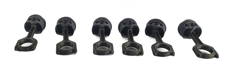 Thumbnail 4: 2010-2014 BMW 1/3/4/5/6/7/X1/X3/X5/X6 3.0L N55 TURBO ENGINE PISTON & ROD SET 6