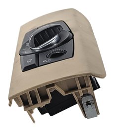 Thumbnail 3: 2003-2008 BMW Z4 HEADLIGHT HEADLAMP SWITCH CONTROL BUTTON PANEL w/BEZEL (BEIGE)