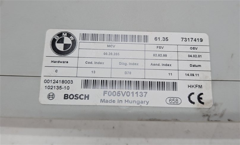 Thumbnail 9: 08-14 BMW X6 X6M (E71) REAR TRUNK LIFT HATCH GATE DOOR LIFTGATE CONTROL MODULE