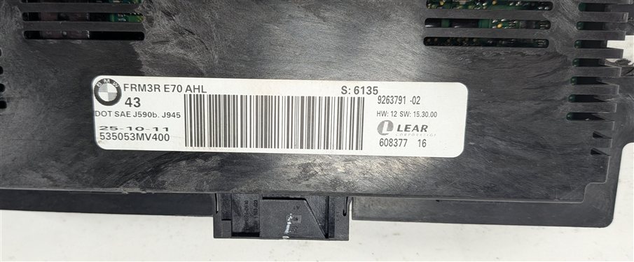 Thumbnail 10: 07-14 BMW X5 X5M X6 X6M (E70 E71) FRM3 FRM III AHL BCM BODY LIGHT CONTROL MODULE