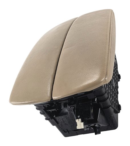 2010-2013 BMW X5 X5M (E70) FRONT CENTER CONSOLE STORAGE BOX ARM REST (Beige)