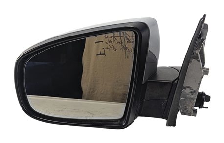 Thumbnail 2: 2007-2013 BMW X5 (E70) LEFT DRIVER P-FOLD AUTO DIM HEATED DOOR MIRROR (Silver)
