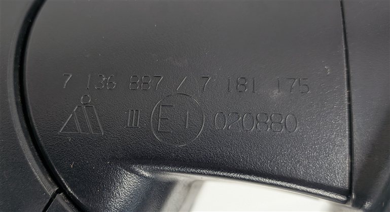 Thumbnail 7: 07-13 BMW X5 (E70) RIGHT PASSENGER P-FOLD AUTO DIM HEATED DOOR MIRROR (Silver)