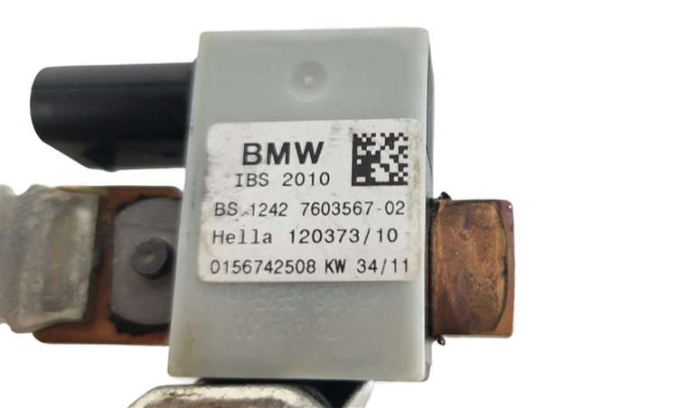 Thumbnail 8: 2012 BMW X5 E70 3.0L NEGATIVE GROUND BATTERY CABLE w/IBS SENSOR TERMINAL