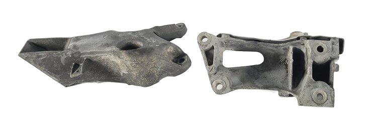 Thumbnail 12: 2012 BMW X5 E70 3.0L N55 ENGINE LEFT/RIGHT MOTOR MOUNT BRACKET SET/2