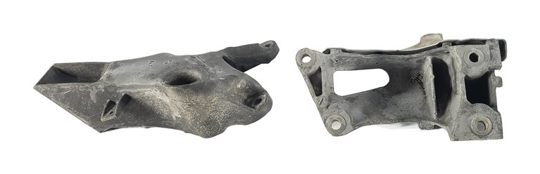 Thumbnail 3: 2012 BMW X5 E70 3.0L N55 ENGINE LEFT/RIGHT MOTOR MOUNT BRACKET SET/2
