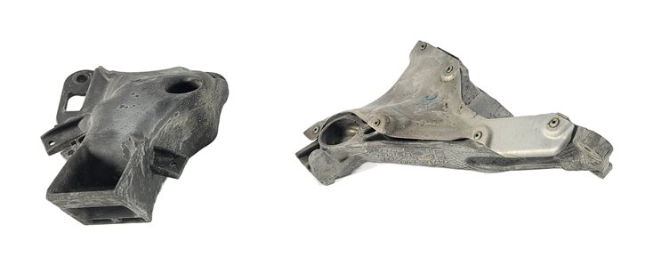 Thumbnail 4: 2012 BMW X5 E70 3.0L N55 ENGINE LEFT/RIGHT MOTOR MOUNT BRACKET SET/2