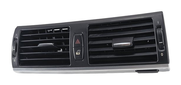 2012 BMW X5 (E70) FRONT CENTER DASH HEAT AIR AC VENT HAZARD SWITCH (Black)