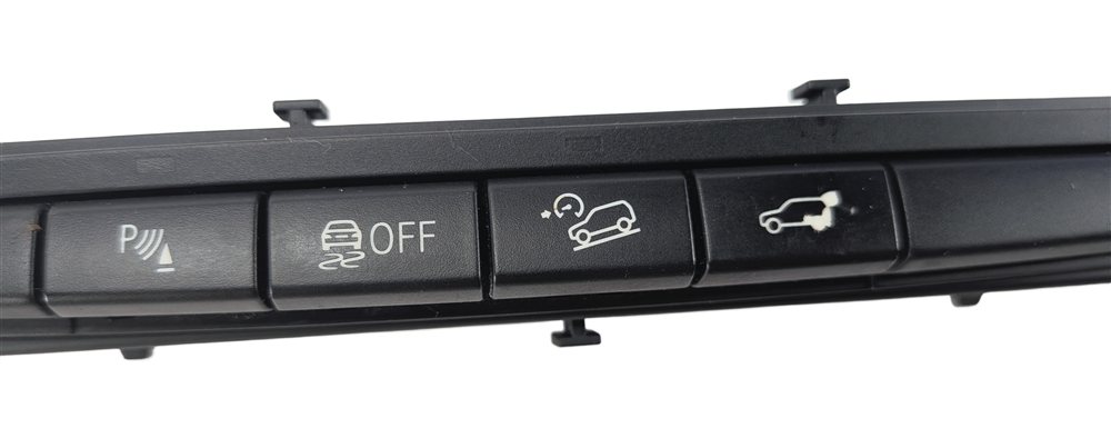 Thumbnail 7: 2012 BMW X5 E70 CENTER CONSOLE PDC DSC OFF HILL DESCENT TAILGATE SWITCH PANEL